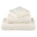 vidaXL Prémiové sprchové uteráky SOLUND 2 ks krémové 70x140 cm 600 g/m²