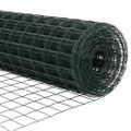 vidaXL Euro oplotenie s pilierom 10 x 0,4 m PVC potiahnutá oceľ Zelená