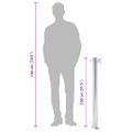 vidaXL Záhradný vodný stĺpik 100 cm nehrdzavejúca oceľ okrúhly