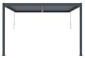 Bioklimatická pergola G21 Trenton 4x4 m, antracitová hliníková