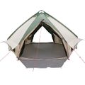 vidaXL Teepee stan pre 6 osôb 6 osoba Zelená a biela
