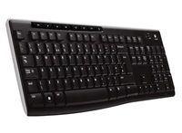 Logitech bezdrôtová klávesnica K270 Unifying, US