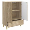 vidaXL Servírovacia skriňa Dub sonoma 66 x 34,5 x 95 cm