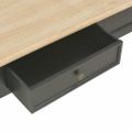 vidaXL Konferenčný stolík čierny 100x55x45 cm drevený