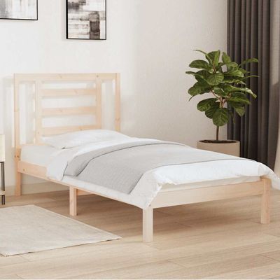vidaXL Posteľ bez matraca 90x200 cm masívna borovica