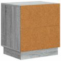 vidaXL Nočný stolík 2 ks Sivý Sonoma 43 x 34,5 x 47 cm