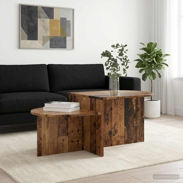 vidaXL Konferenčný stolík Staré drevo 100 x 50 x 40 cm