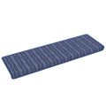 vidaXL Samolepiace schodové rohože 15 ks 65 x 21 x 4 cm Non-Slip Modrá
