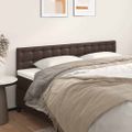 vidaXL Čelá postelí hnedé 200x5x78/88 cm umelá koža