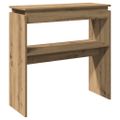 vidaXL Konzolový stolík Artisan Dub 80x30x80 cm Konštruktérske drevo