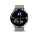 GARMIN VENU 4, Smart hodinky, Silver + Gray 45