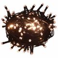 vidaXL Umelý predsvietený vianočný stromček Čierna 120 cm PVC