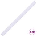vidaXL Ochranný pásik na ochranu súkromia PVC 35x0,19 m biely