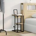 vidaXL Nočný stolík Sonoma dub 41,5 x 26 x 60,5 cm Kompozitné drevo