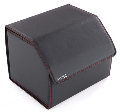 Organizér do kufru auta CAR COMPACT LEATHER M, 1 přihrádka, skládací, s víkem SIXTOL