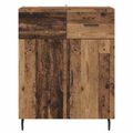 vidaXL Servírovacia skriňa Staré drevo 69,5 x 34 x 90 cm