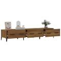 vidaXL TV skrinka hnedý dub 150x34,5x30 cm spracované drevo