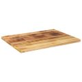 vidaXL Stolová doska 80x70x2,5 cm obdĺžniková masívny mangovník