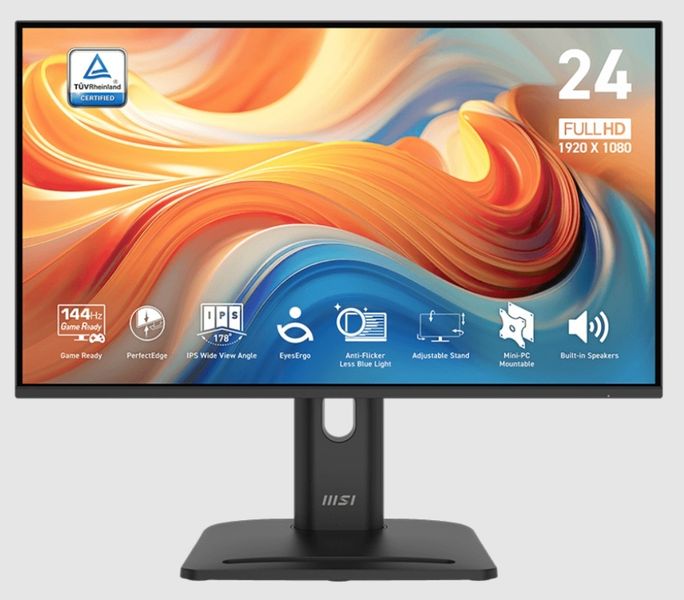 MSI Pro/MP245PG E14/23,8''/IPS/FHD/144Hz/1ms/Čierna/3R