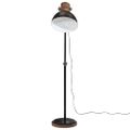 vidaXL Podlahová lampa 25 W čierna 30x30x90-150 cm E27