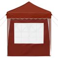vidaXL Prístrešok na párty 195 x 195 x 245 cm Tehlová Oxfordská látka
