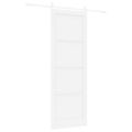 vidaXL Posuvné dvere ORKDAL 83 x 232 cm Borovicový masív Biela