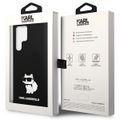 Puzdro Karl Lagerfeld pre Samsung Galaxy S24 Ultra KLHCS24LSNCHBCK čierna HC SILICONE NFT CHOUPETTE