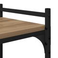 vidaXL Knižnica 5 úrovní 76 x 32 x 192 cm Kompozitné drevo dub artisan