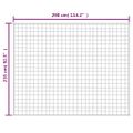 vidaXL Záťažová prikrývka bledokrémová 235x290 cm 11 kg látka