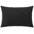 vidaXL Poťah na podložku 2 pcs HEERLEN Čierna 30 x 50 cm Zamat