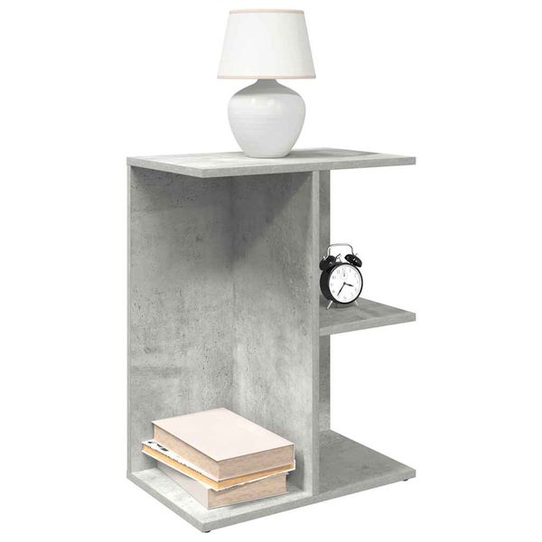 vidaXL Nočné stolíky 2 ks betónovosivý 46,5x29x61 cm spracované drevo
