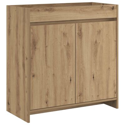 vidaXL Skriňa pod umývadlo do kúpeľne Dub artisan 78,5 x 37,5 x 81 cm