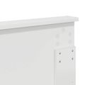 vidaXL Úložná posteľ so zásuvkou Biela 180 x 200 cm Kompozitné drevo