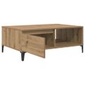 vidaXL Konferenčný stolík dub artisan 90 x 60 x 35 cm Kompozitné drevo