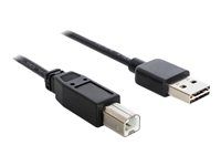 Kábel USB - USB typ B (M) do USB (M) - 3 m - čierna