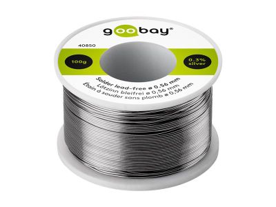 Cín 0.56mm 100g 99,3%Sn 0,7%Cu GOOBAY 40850