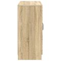 vidaXL Servírovacia skriňa Dub sonoma 89 x 34,5 x 77 cm