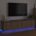 vidaXL TV skrinka 180 x 38 x 49 cm Sonoma dub Kompozitné drevo