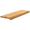 vidaXL Schodiskové stupne 16 ks svetlohnedá 80x30x2 cm dubový masív