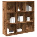 vidaXL Knižnica staré drevo 98x29x97,5 cm