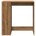vidaXL Barový stôl s policami dub artisian 101x40x103,5cm kompoz.drevo