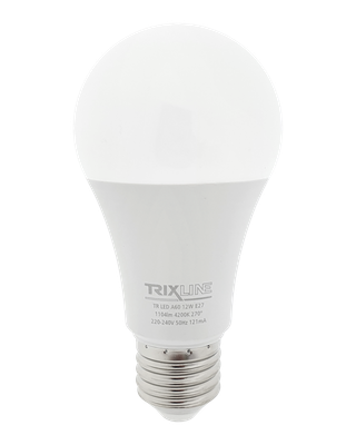 LED žiarovka Trixline 12W 1104lm E27 A60 neutrálna biela