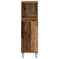 vidaXL Sada kúpeľňového nábytku 3 ks Staré drevo 30 x 30 x 180 cm