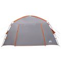 vidaXL Stan chata Šedá a oranžová 300 x 210 x 156 cm Polyester