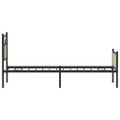 vidaXL Posteľný rám bez matraca dub sonoma 80x200 cm kompozitné drevo
