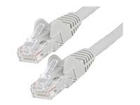 Category 6 - 24AWG (N6LPATCH3MGR) - Prepojovací kábel - RJ-45 (M) do RJ-45 (M) - 3 m - 6 mm - UTP - CAT 6 - prevedenie bez hrbolkov - sivá