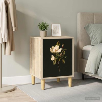 vidaXL Nočný stolík BREMEN Dub sonoma 36 x 33 x 50 cm Kompozitné drevo