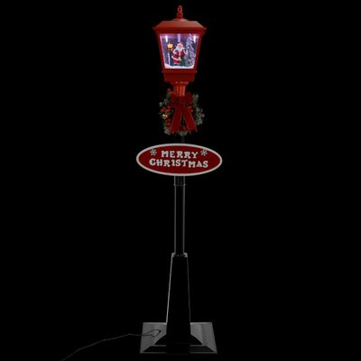 vidaXL Vianočná pouličná lampa so Santom 180 cm, LED