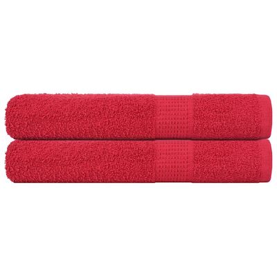 vidaXL Uteráky FROGN 2 ks červené 100x200 cm 360 g/m²