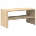 vidaXL Regál na topánky stohovateľné dub sonoma 60x30x30,5 cm